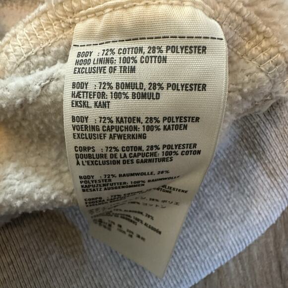 VTG Hollister Surf Sweater Hoodie Pullover Jacket Large Spellout Y2K 90’S Lounge - Picture 6 of 9